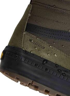 Zapatillas Vans Sk8-Hi Waterproof verde para hombre