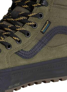Zapatillas Vans Sk8-Hi Waterproof verde para hombre