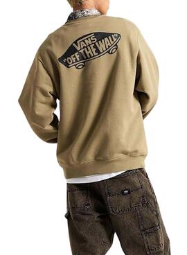 Sudadera Vans Style 76 beige para hombre