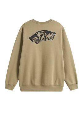 Sudadera Vans Style 76 beige para hombre