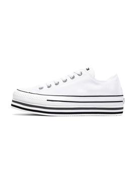 Zapatilla Converse All Star Platform Blanco Mujer