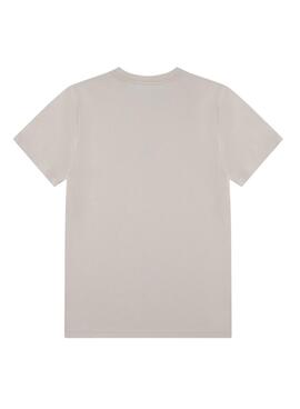 Camiseta Jordan Air Stretch beige para niño