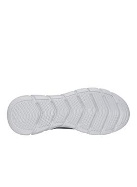 Zapatillas Skechers Bobs Flex Waterproof azul para mujer
