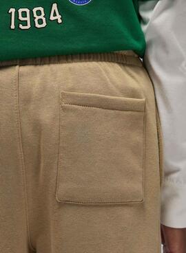 Pantalón cargo Jordan Brooklyn Essentials camel para niño