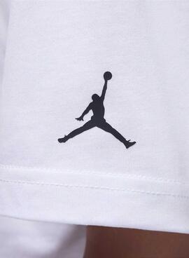 Camiseta Jordan Air Jordan Has Landed blanco para niño