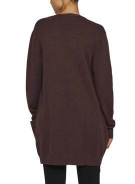 Chaqueta Vila Viril marrón para mujer