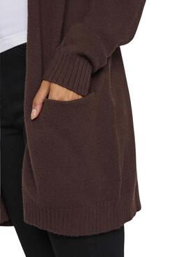 Chaqueta Vila Viril marrón para mujer
