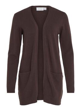 Chaqueta Vila Viril marrón para mujer
