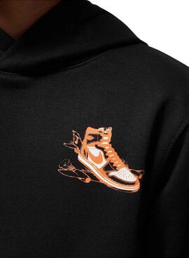 Sudadera Jordan Air Has Landed negro para niño