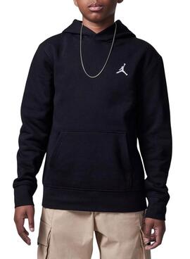Sudadera Jordan Brooklyn Fleece negro para niño
