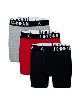 Pack 3 boxers Jodan Flight Cotton multicolor para niño