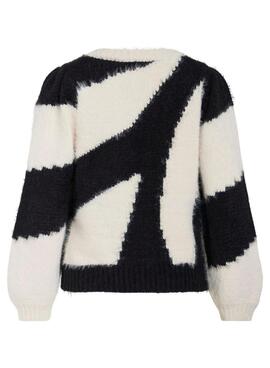 Jersey Vila Nuo negro y blanco para mujer