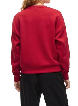 Sudadera Vila Reflect rojo para mujer
