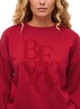 Sudadera Vila Reflect rojo para mujer