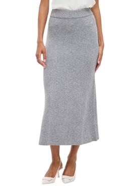Falda Vila Viril gris para mujer