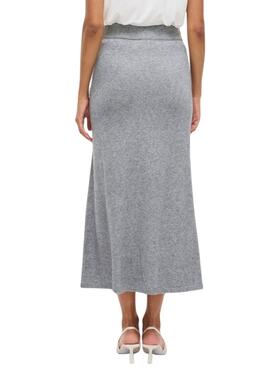 Falda Vila Viril gris para mujer