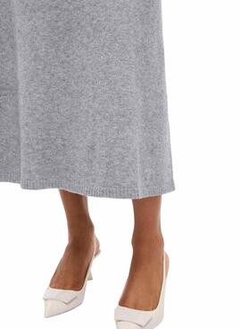 Falda Vila Viril gris para mujer