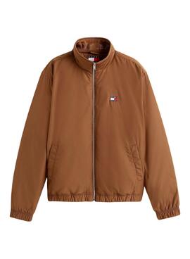 Cazadora Tommy Jeans Padded marrón para hombre
