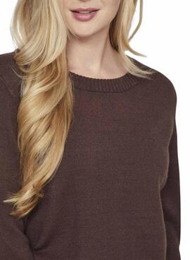 Jersey Vila Viril marrón para mujer