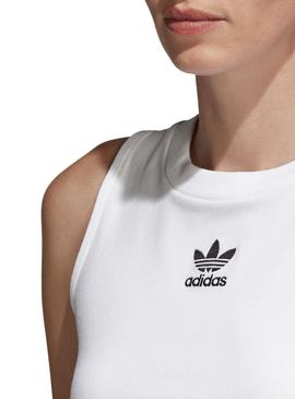 Top Adidas Tank Blanco Mujer