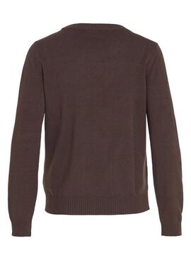 Jersey Vila Viril marrón para mujer