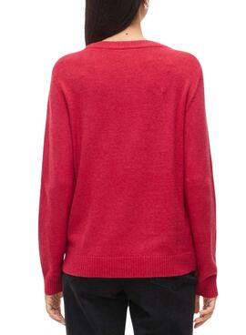 Jersey Vila Viril rojo para mujer
