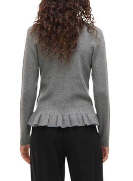 Jersey Vila Vinorthy gris para mujer