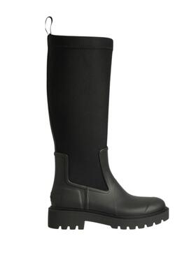 Botas Calvin Klein Rainboot Neoprene negro para mujer