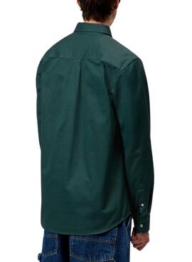Camisa Carhartt WIP Madison verde para hombre