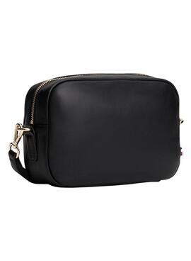 Bolso Tommy Hilfiger Popette Soft negro para mujer