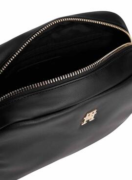Bolso Tommy Hilfiger Popette Soft negro para mujer