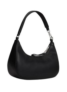 Bolso Tommy Jeans Bold Script negro para mujer