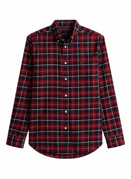 Camisa Tommy Hilfiger Tartan rojo para hombre