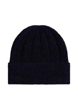Gorro lana Tommy Hilfiger Fluffy azul marino para mujer