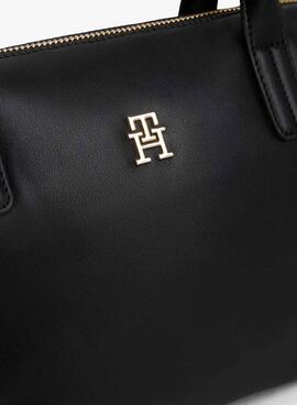 Bolso Tommy Hilfiger mini tote negro para mujer