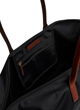 Bolso Tommy Hilfiger maxi tote nailon negro para mujer