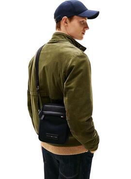 Bolso Tommy Hilfiger Mini Reporter negro para hombre