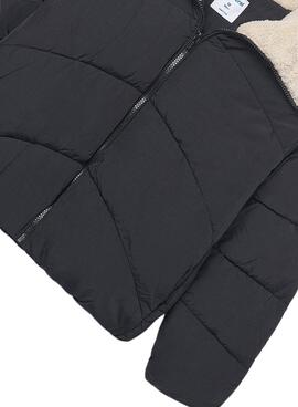 Cazadora acolchada Mayoral negro para niña