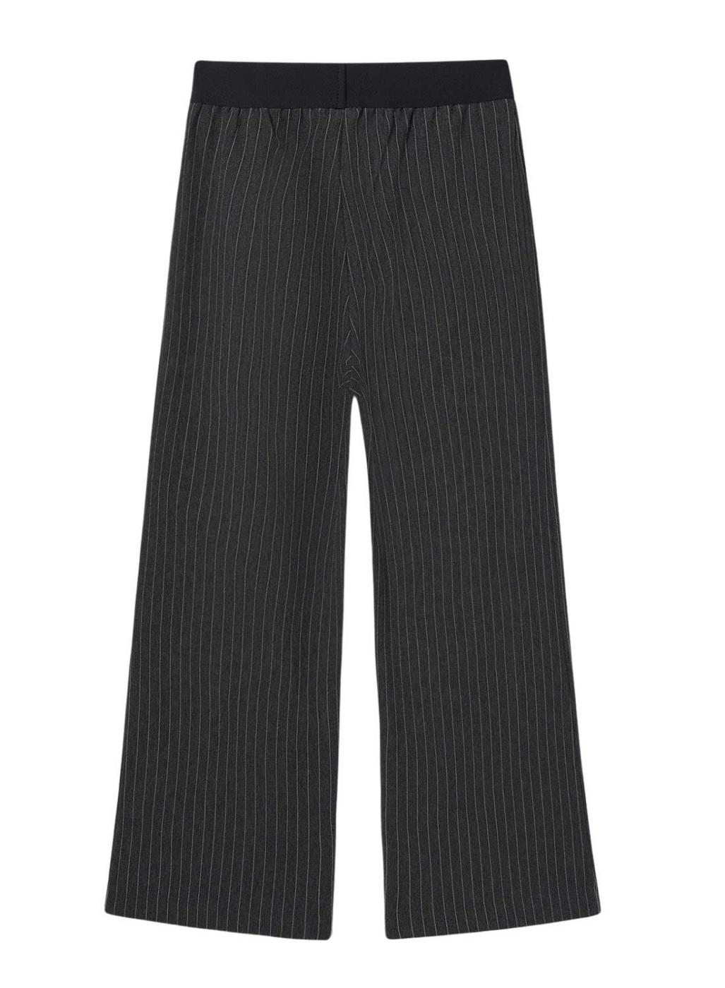 Pantalón Mayoral raya diplomática negro para niña