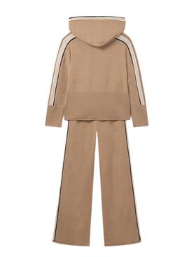 Conjunto Mayoral Tricot camel para niña