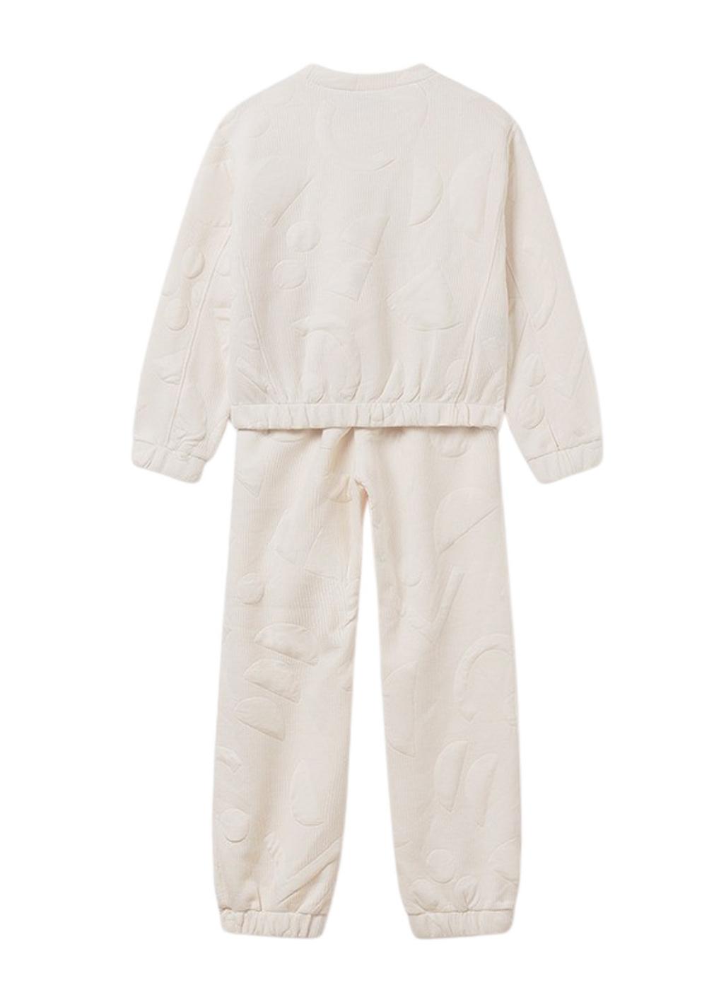 Chándal Mayoral acolchado beige para niña