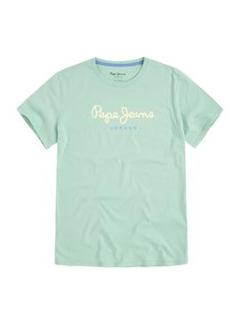 Camiseta Pepe Jeans Eggo Verde Claro Hombre