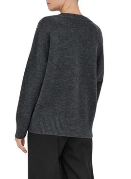 Jersey Only Mari gris oscuro para mujer