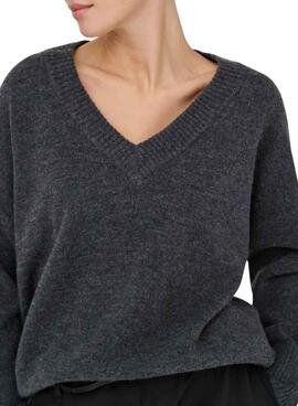 Jersey Only Mari gris oscuro para mujer