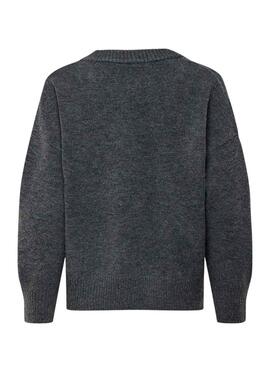 Jersey Only Mari gris oscuro para mujer