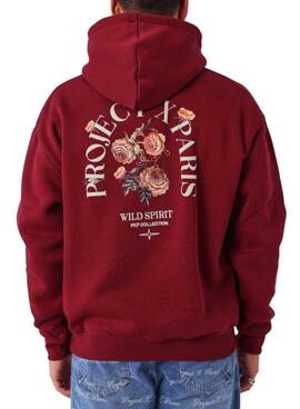 Sudadera Project x Paris Roses rojo para hombre