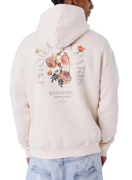 Sudadera Project x Paris Roses beige para hombre