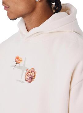 Sudadera Project x Paris Roses beige para hombre