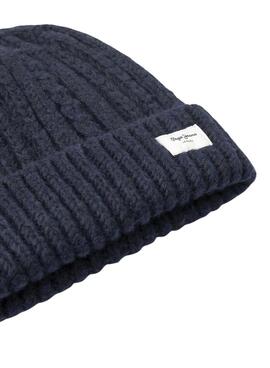 Gorro Pepe Jeans Skyler azul marino para niña
