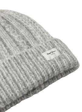 Gorro Pepe Jeans Skyler gris para niña